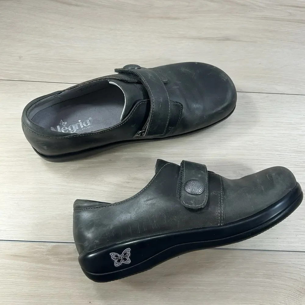 Women’s Alegria Joleen Oiled Ash Comfort Leather Shoe Size 40 ( US 9.5 -10 )
